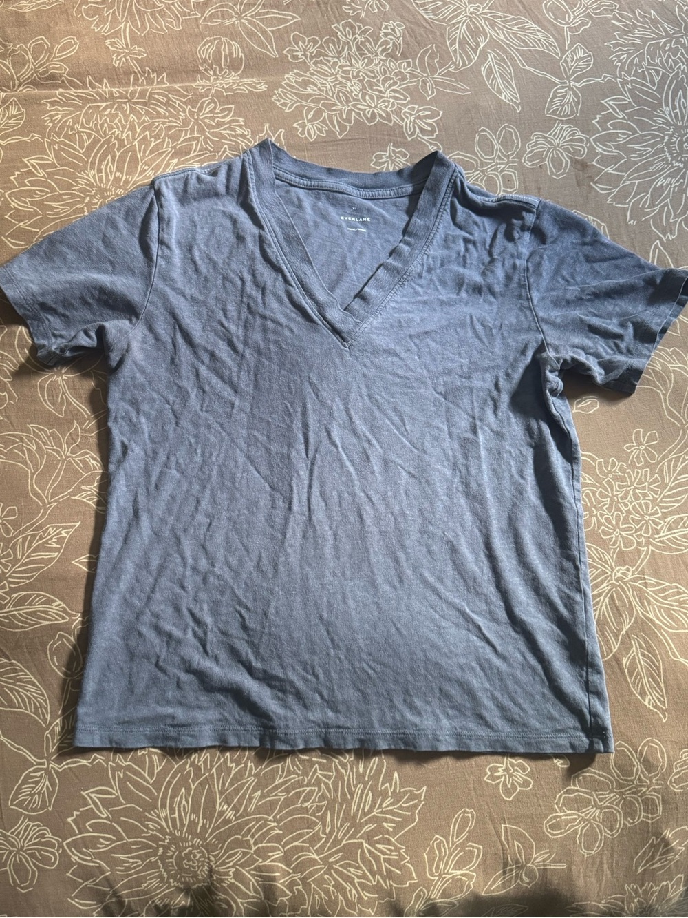 Women’s Everlane Organic Cotton V-Neck Short Sleeve T-Shirt XS
